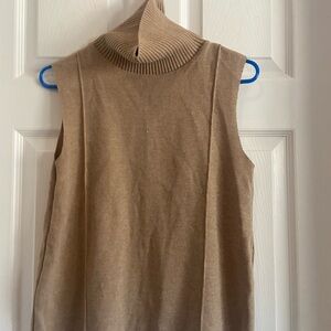 Zara Camel Ribbed Sweater